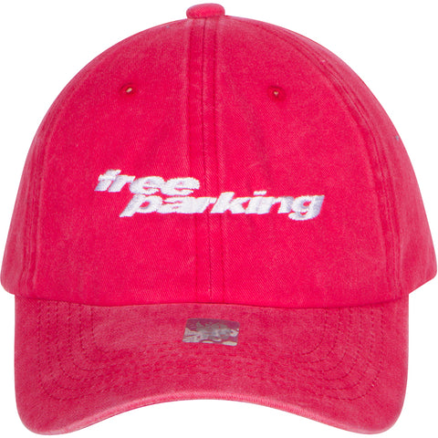Logo Hat Denim Red